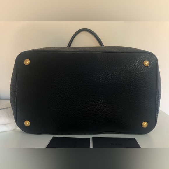 Authentic Black Prada Leather Bag - Picture 3 of 16